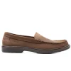 Mocassins PU BOAT Castanho