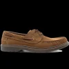 Sapatos PU Boat Castanho
