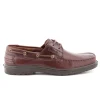 Sapatos PU Boat Castanho Escuro