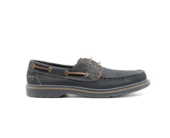 Sapatos PU Boat Navy