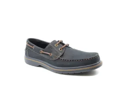 Sapatos PU Boat Navy